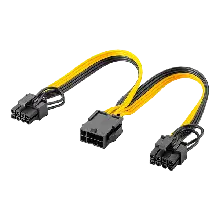 PCI-E 8 PIN TO DUAL 8X2 CONVERTER